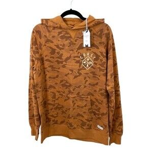 NWT Coast Men's Pullover Beaufort Hoodie‎ Sweatshirt Camouflage Chestnut Medium